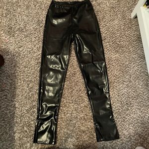 Black Leather Pants